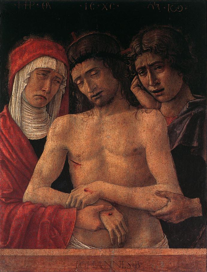 Dead Christ Supported by the Madonna and St John (Pieta) fd